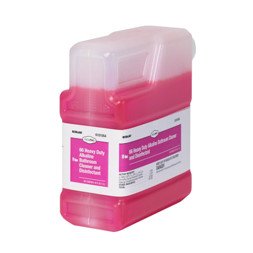 Limpiador y Desinfectante Alcalino para Baño Ecolab 66, Uso Intensivo, 1.3 Litros, #6101054